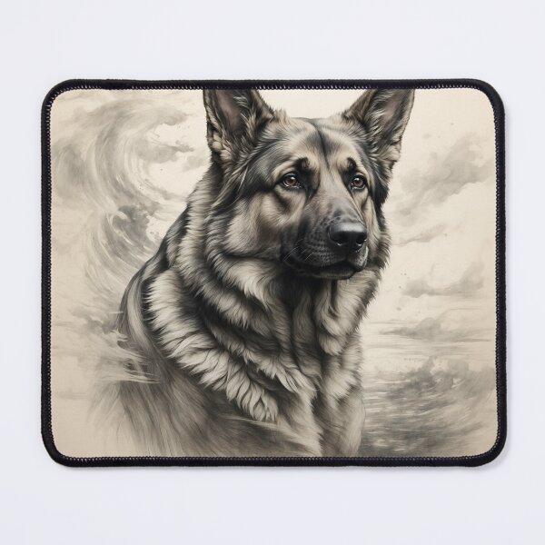 Item preview, Noble Guardian: German Shepherd's Watch designed and sold by VisionLeeStudio.