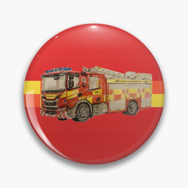 Item preview, Dorset & Wiltshire Fire engine other items designed and sold by Truck drawing art.