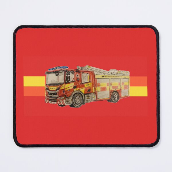 Item preview, Dorset & Wiltshire Fire engine other items designed and sold by Truck drawing art.
