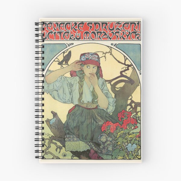 Item preview, HD. Moravian teacher choir, by Alphonse Mucha.  (Original colors) designed and sold by MINDTHECHERRY.
