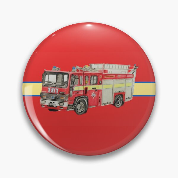 Item preview, London Fire engine other items designed and sold by Truck drawing art.