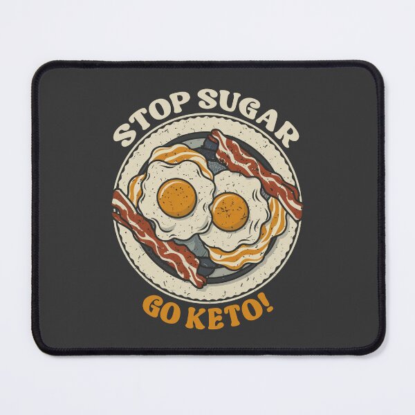 Item preview, Stop sugar - GO KETO! Vintage art designed and sold by ArtFusion-Shop.