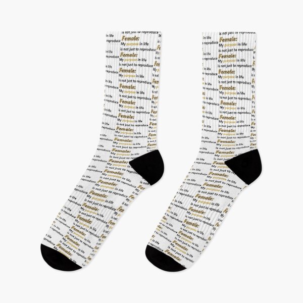 Item preview, Female: My purpose in life is not just to reproduce (gold) designed and sold by UnlockKnowledge.