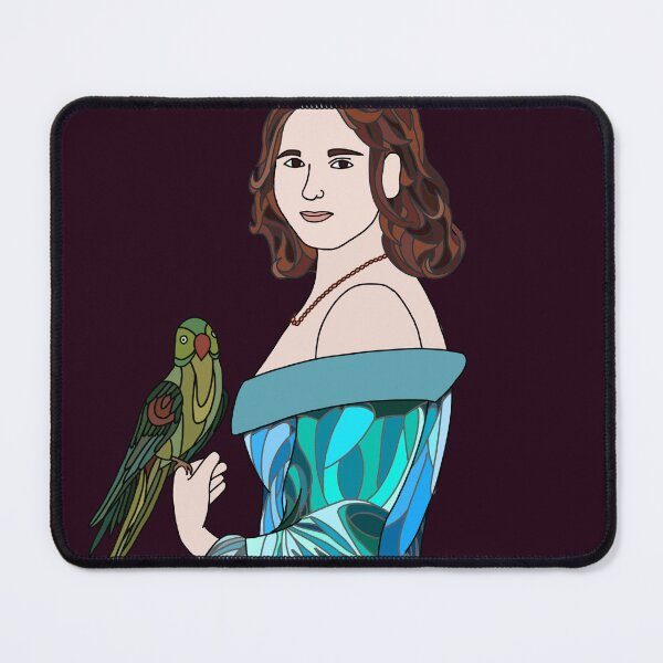 Item preview, Lady with a parrot designed and sold by Quality-Quail.