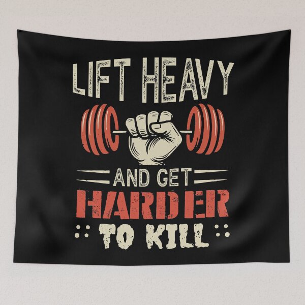 Item preview, Lift Heavy And Get Harder To Kill designed and sold by Esskay Designs.