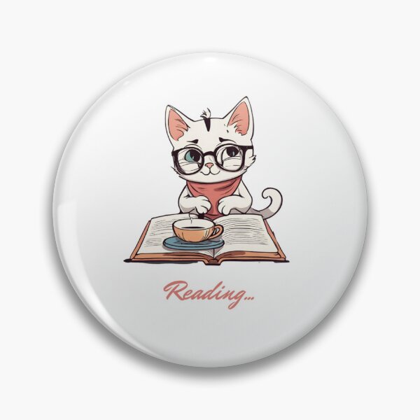 Item preview, Tranquil Moments: Cat Reading a Book with Coffee designed and sold by palavar.