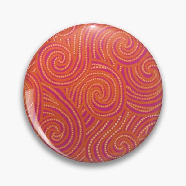 Item preview, NO AI ! Orange Red Wild Water Waves designed and sold by ManonElmendorp.