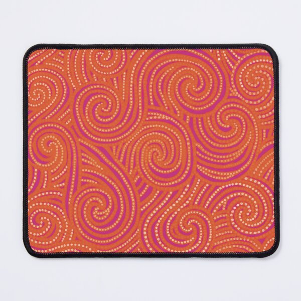 Item preview, NO AI ! Orange Red Wild Water Waves designed and sold by ManonElmendorp.