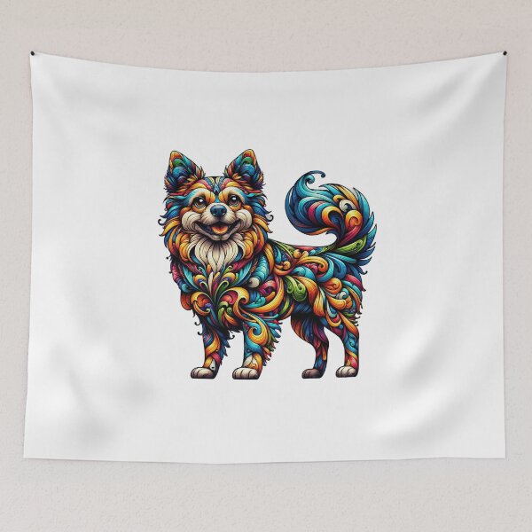 Item preview, Colorburst Canine Cheer designed and sold by templeofatro.