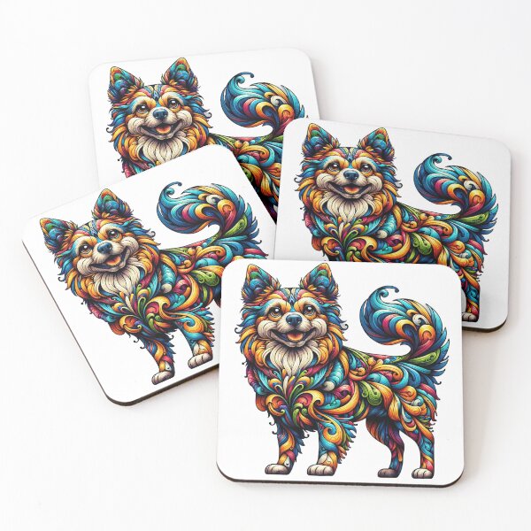Item preview, Colorburst Canine Cheer designed and sold by templeofatro.