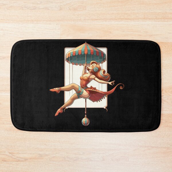 Item preview, Circus girl give show on flying trapeze designed and sold by TomFrontierArt.
