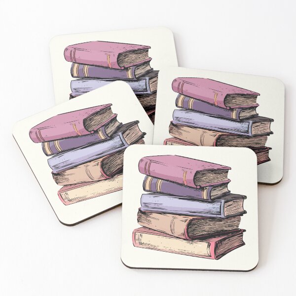 Item preview, Pink-Purple Book Stack designed and sold by lollydesigned.