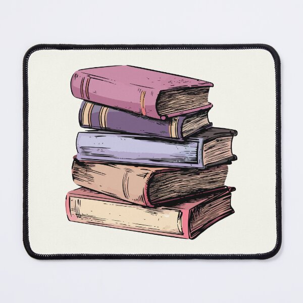 Item preview, Pink-Purple Book Stack designed and sold by lollydesigned.