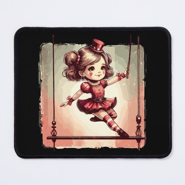 Item preview, Circus girl give show on flying trapeze designed and sold by TomFrontierArt.