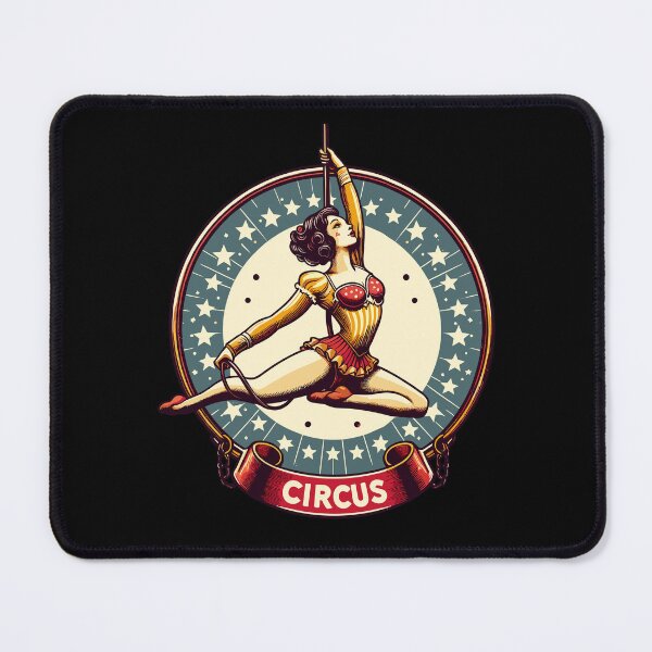 Item preview, Circus girl give show on flying trapeze designed and sold by TomFrontierArt.