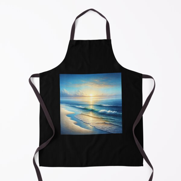 Item preview, Serene Seaside Sunrise designed and sold by BestArtByArvind.