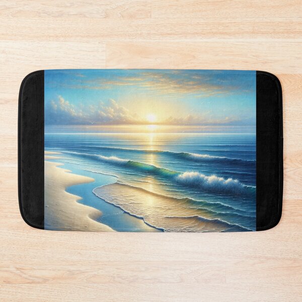 Item preview, Serene Seaside Sunrise designed and sold by BestArtByArvind.