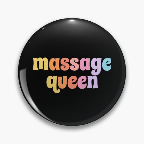 Item preview, Funny massage queen colorful text designed and sold by Tooshe.