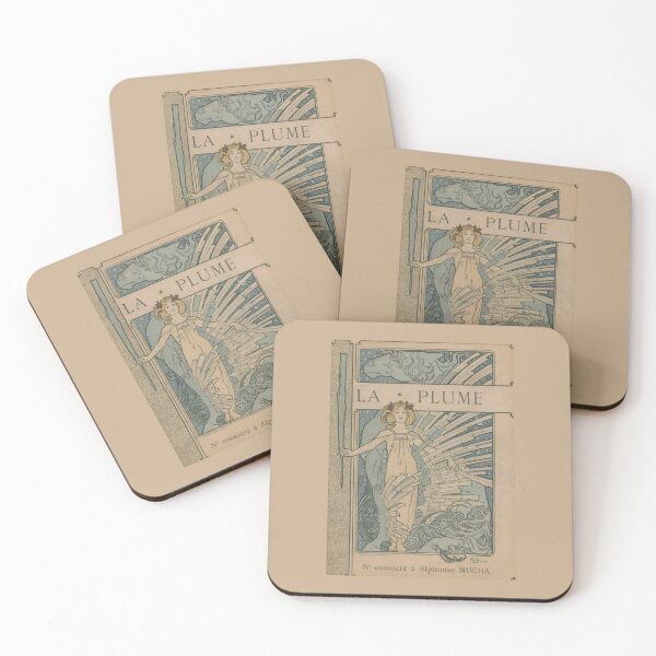 Item preview, La Plume, by Alphonse Mucha. HIGH DEFINITION designed and sold by MINDTHECHERRY.