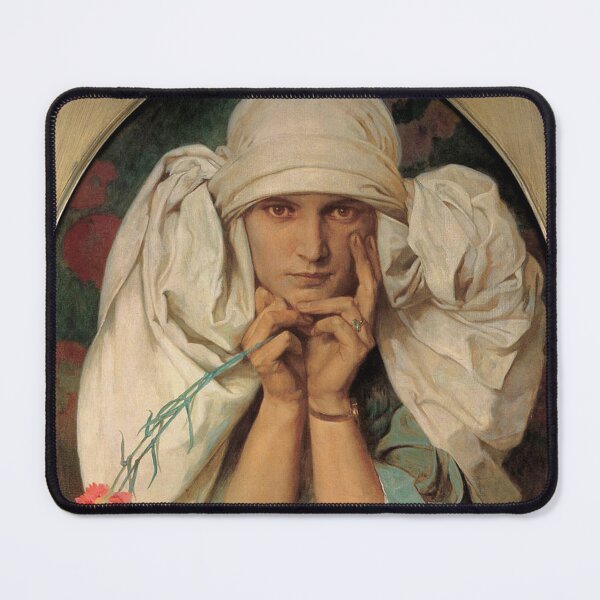 Item preview, Mucha`s daughter Jaroslava, by Alphonse Mucha. HIGH DEFINITION designed and sold by MINDTHECHERRY.