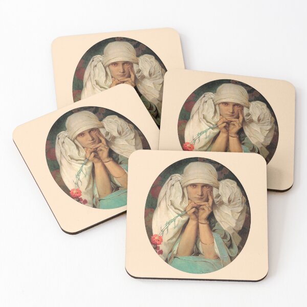 Item preview, Mucha`s daughter Jaroslava, by Alphonse Mucha. HIGH DEFINITION designed and sold by MINDTHECHERRY.