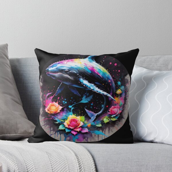 Item preview, Whale Paint Splash Artwork  designed and sold by BotunPeony.
