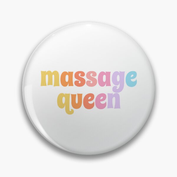 Item preview, Funny massage queen colorful text designed and sold by Tooshe.