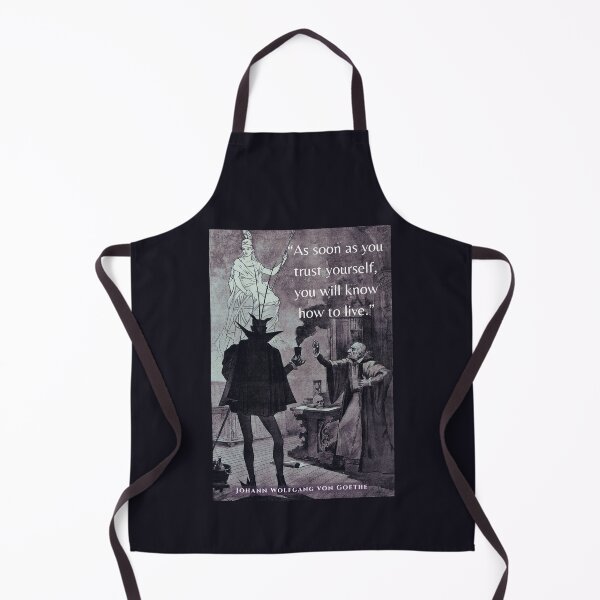 Item preview, Johann Wolfgang von Goethe quote: 'As soon as you trust yourself, you will know how to live.' designed and sold by artbleed.