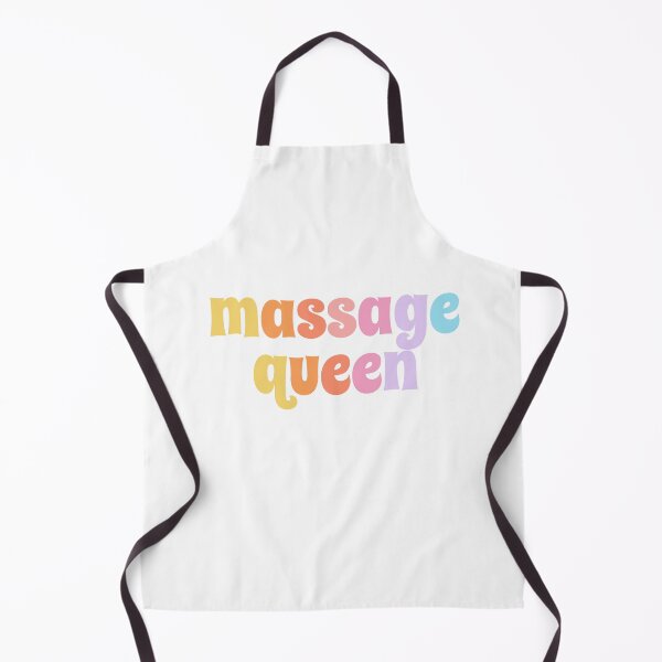 Item preview, Funny massage queen colorful text designed and sold by Tooshe.