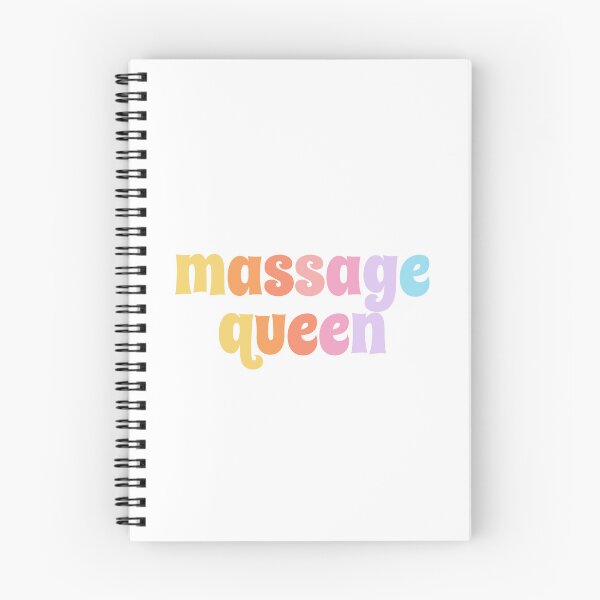 Item preview, Funny massage queen colorful text designed and sold by Tooshe.