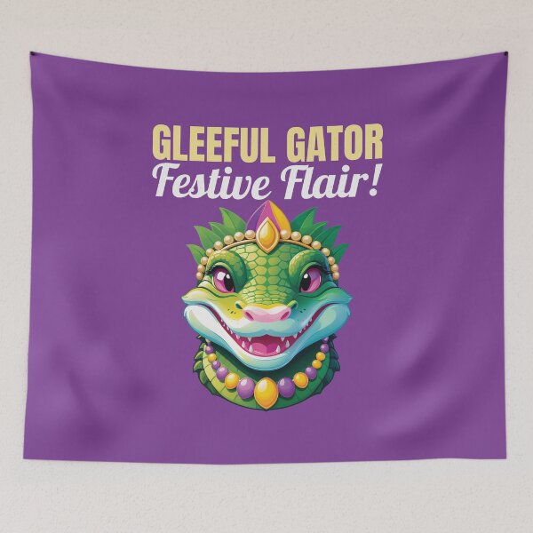 Item preview, Gleeful Gator, Festive Flair! designed and sold by DADA635.