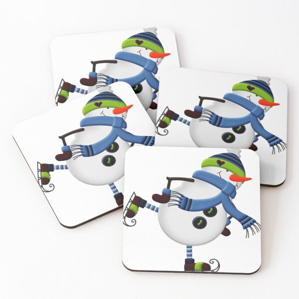 Item preview, Snowman Ice skating Christmas Olaf, winter designed and sold by josef95.