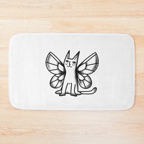 Item preview, Flash Tattoo the butterfly cat designed and sold by jazzydevil.