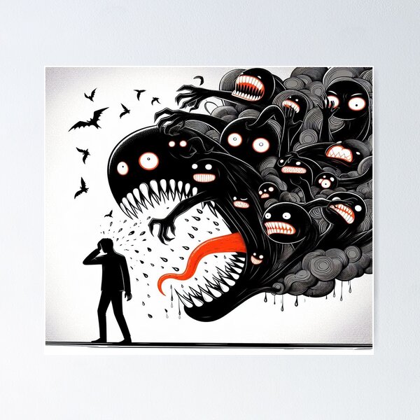 Item preview, Anxiety Creature designed and sold by MarElfArtelier.