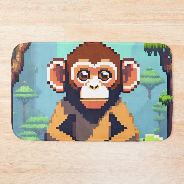 Item preview, Pixel Art - Monkey designed and sold by jpvoodoo.