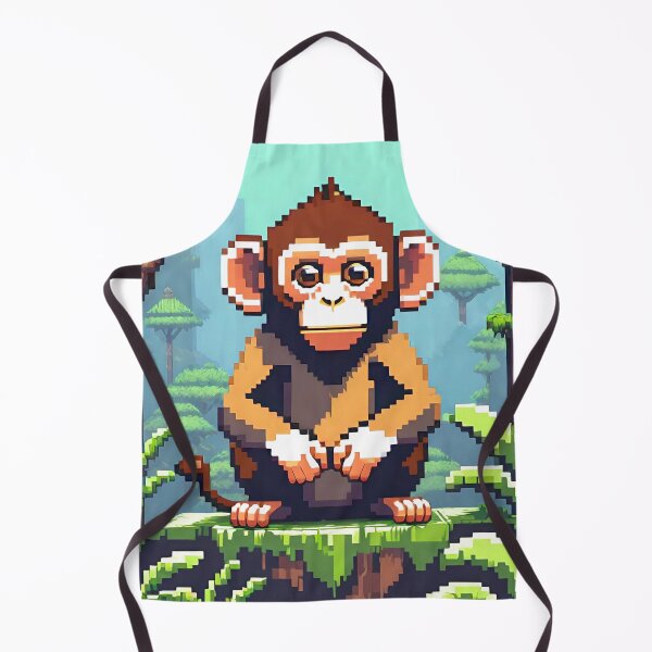 Item preview, Pixel Art - Monkey designed and sold by jpvoodoo.