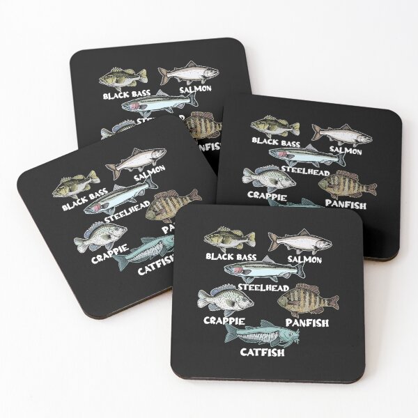 Artikelvorschau, Nordamerika Süßwasserfischarten Geschenk Angeln entworfen und verkauft von DSWShirts.