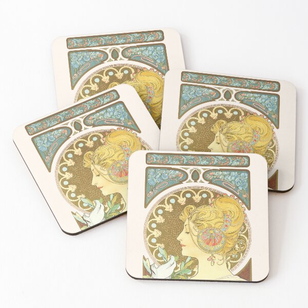 Item preview, Feather, by Alphonse Mucha. HIGH DEFINITION designed and sold by MINDTHECHERRY.