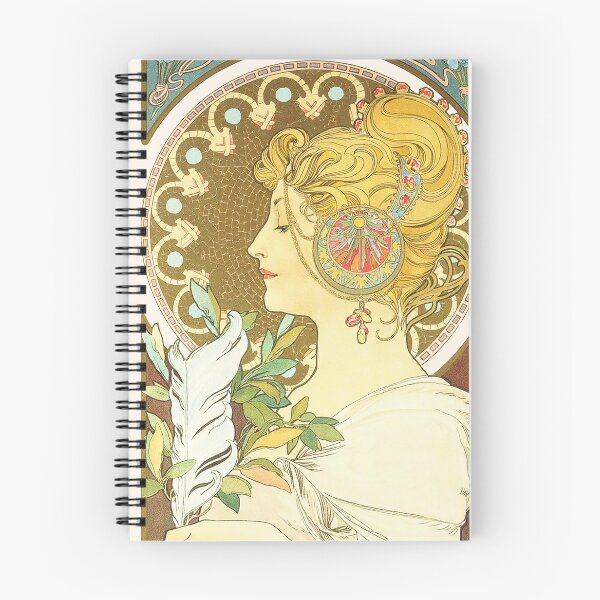 Item preview, Feather, by Alphonse Mucha. HIGH DEFINITION designed and sold by MINDTHECHERRY.