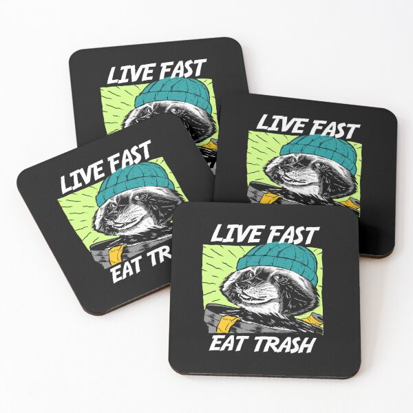 Item preview, Live Fast Eat Trash designed and sold by afdesignz.