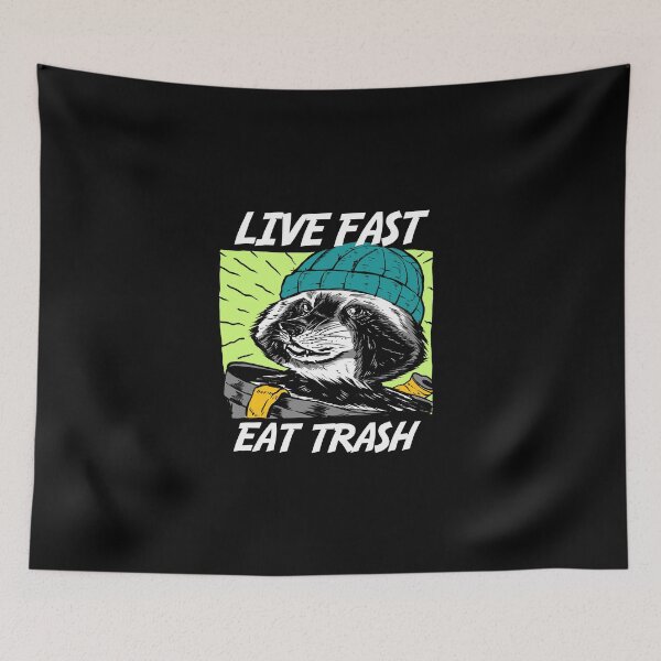 Item preview, Vive rápido come basura designed and sold by afdesignz.
