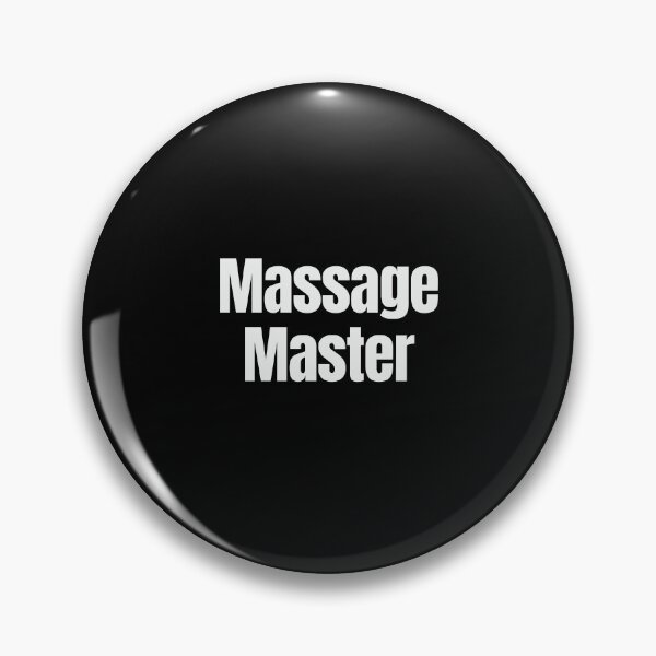 Item preview, Funny massagist massage master black and white designed and sold by Tooshe.