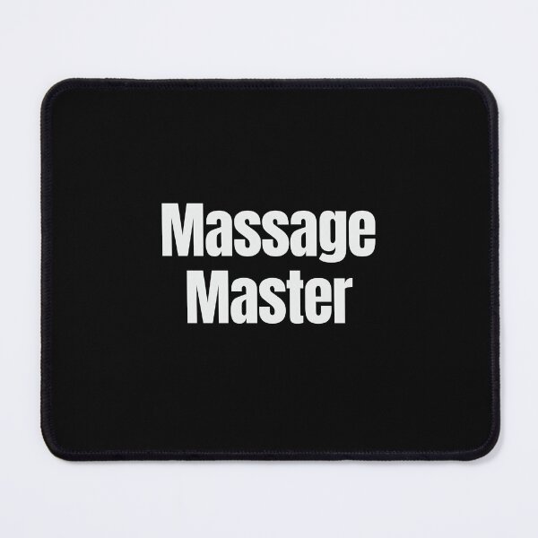 Item preview, Funny massagist massage master black and white designed and sold by Tooshe.