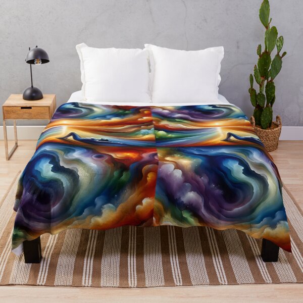 Item preview, Serenity Swirls: Yoga Bliss in Cosmic Energy Art designed and sold by ElLocoMus.
