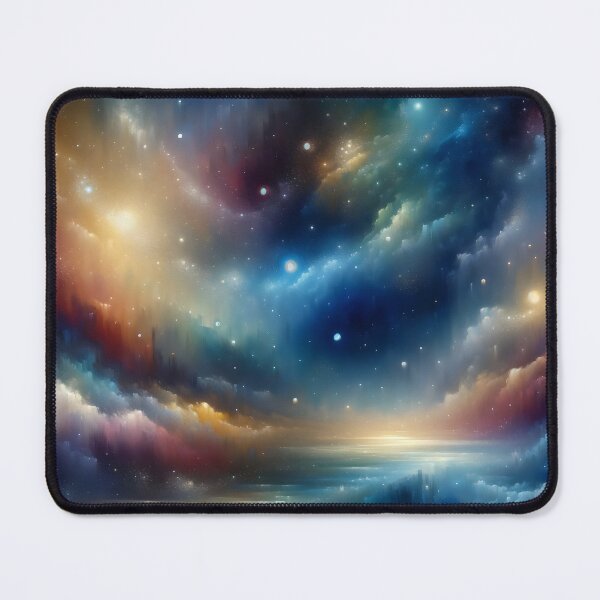 Item preview, Cosmic Embrace: Ethereal Stardust Caress in Surreal Hues designed and sold by ElLocoMus.