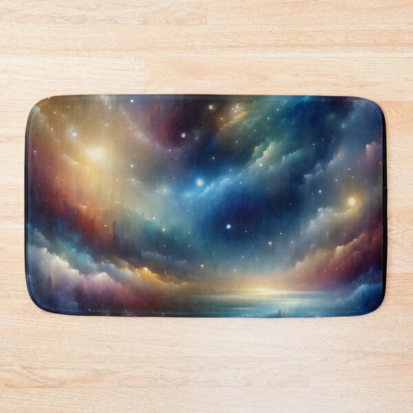 Item preview, Cosmic Embrace: Ethereal Stardust Caress in Surreal Hues designed and sold by ElLocoMus.