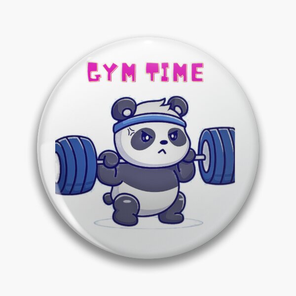 Item preview, panda gym time designed and sold by patryklondon.