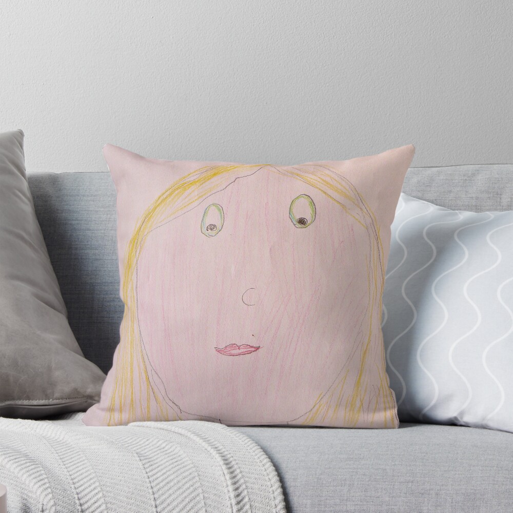 Item preview, Throw Pillow designed and sold by DrawingFactory.