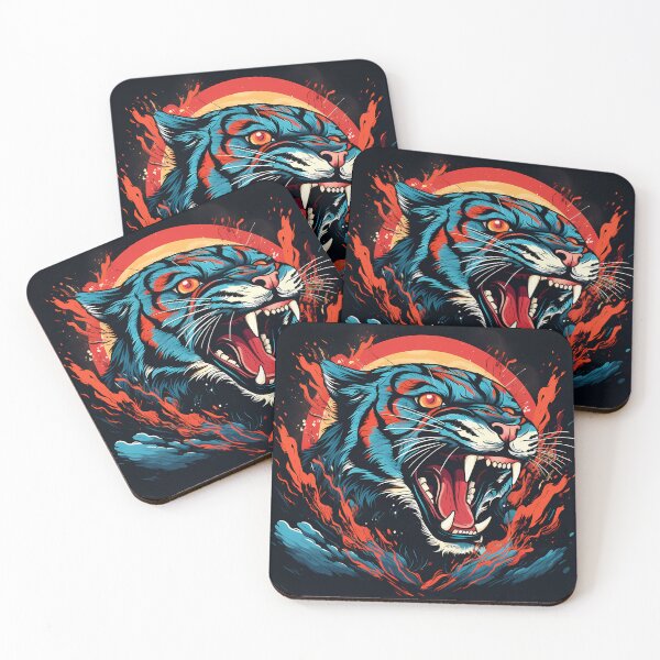 Item preview, “Fierce Feline” designed and sold by Art-Vortex-fr.