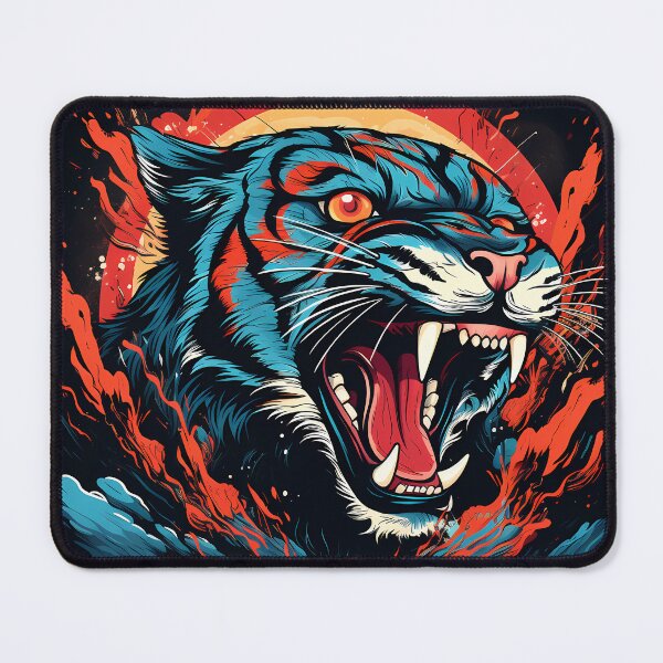 Item preview, “Fierce Feline” designed and sold by Art-Vortex-fr.